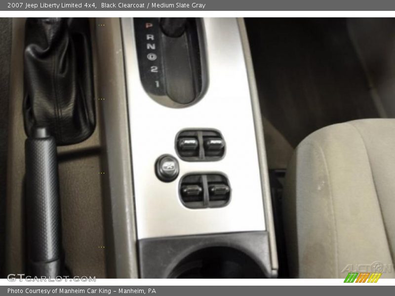 Black Clearcoat / Medium Slate Gray 2007 Jeep Liberty Limited 4x4