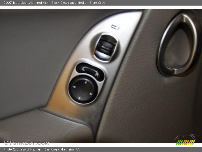 Black Clearcoat / Medium Slate Gray 2007 Jeep Liberty Limited 4x4