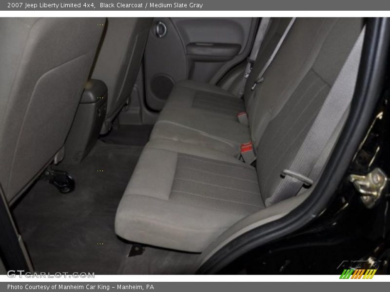Black Clearcoat / Medium Slate Gray 2007 Jeep Liberty Limited 4x4