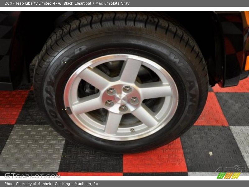 Black Clearcoat / Medium Slate Gray 2007 Jeep Liberty Limited 4x4