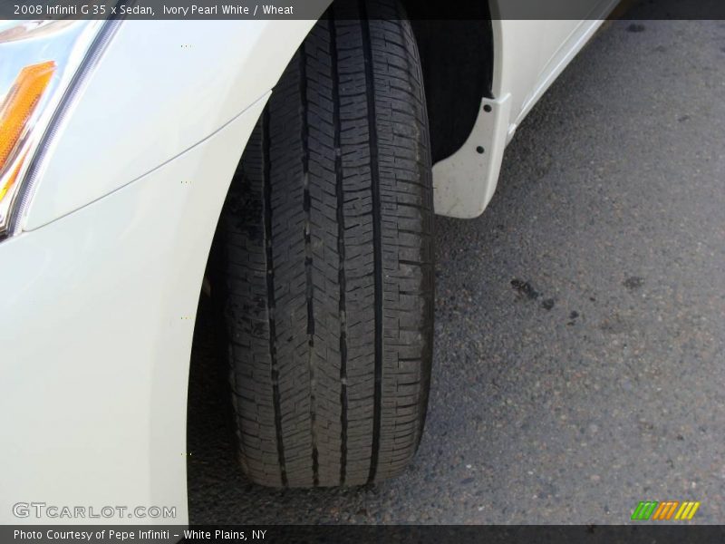 Ivory Pearl White / Wheat 2008 Infiniti G 35 x Sedan