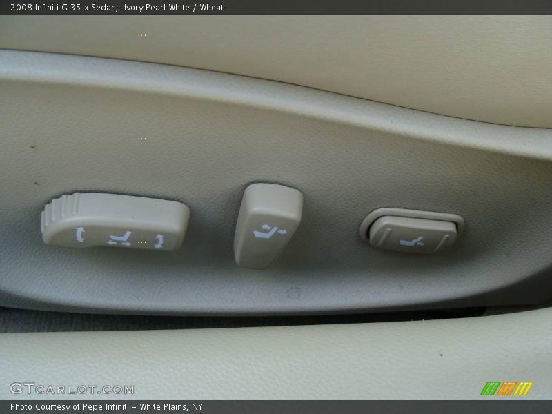 Ivory Pearl White / Wheat 2008 Infiniti G 35 x Sedan