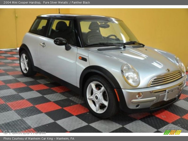 Pure Silver Metallic / Panther Black 2004 Mini Cooper Hardtop