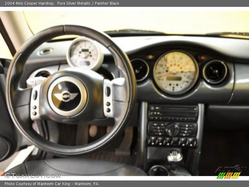 Pure Silver Metallic / Panther Black 2004 Mini Cooper Hardtop