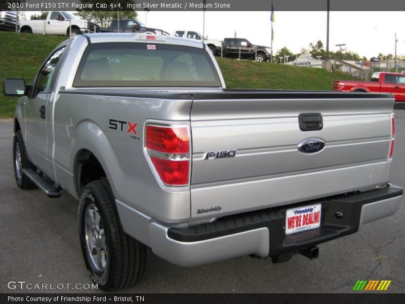 Ingot Silver Metallic / Medium Stone 2010 Ford F150 STX Regular Cab 4x4