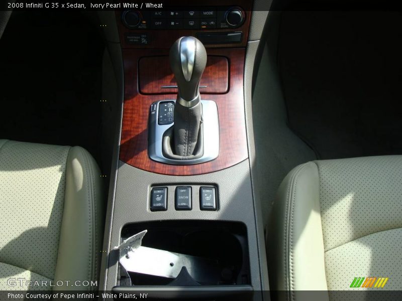 Ivory Pearl White / Wheat 2008 Infiniti G 35 x Sedan
