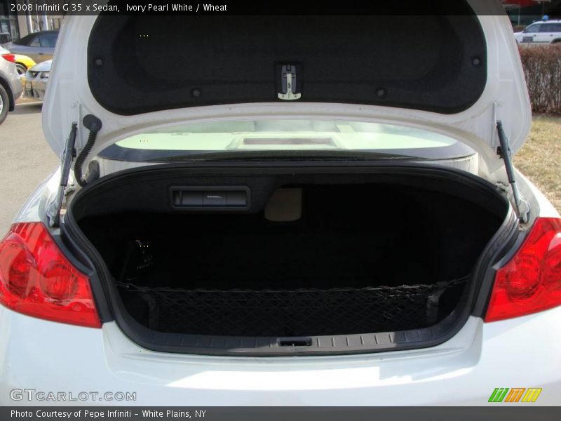 Ivory Pearl White / Wheat 2008 Infiniti G 35 x Sedan