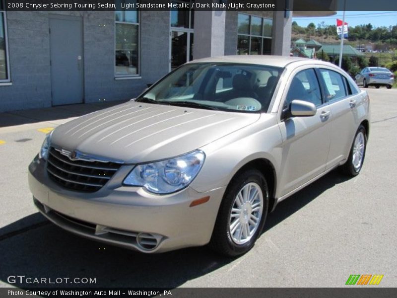 Light Sandstone Metallic / Dark Khaki/Light Graystone 2008 Chrysler Sebring Touring Sedan