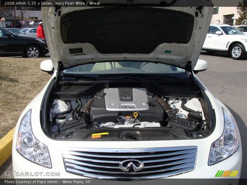 Ivory Pearl White / Wheat 2008 Infiniti G 35 x Sedan