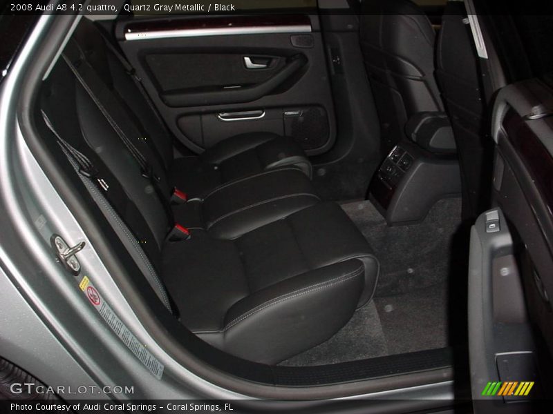 Quartz Gray Metallic / Black 2008 Audi A8 4.2 quattro