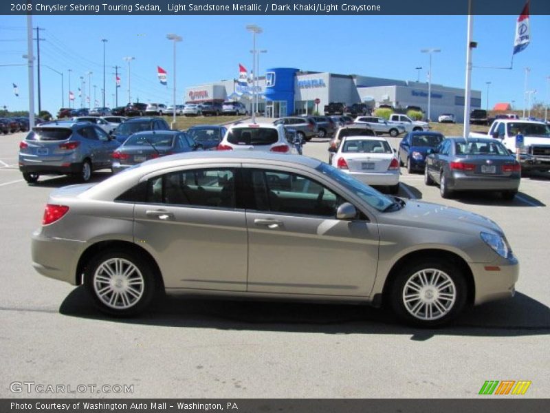 Light Sandstone Metallic / Dark Khaki/Light Graystone 2008 Chrysler Sebring Touring Sedan