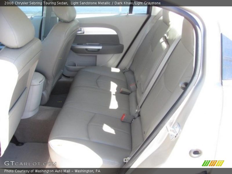 Light Sandstone Metallic / Dark Khaki/Light Graystone 2008 Chrysler Sebring Touring Sedan