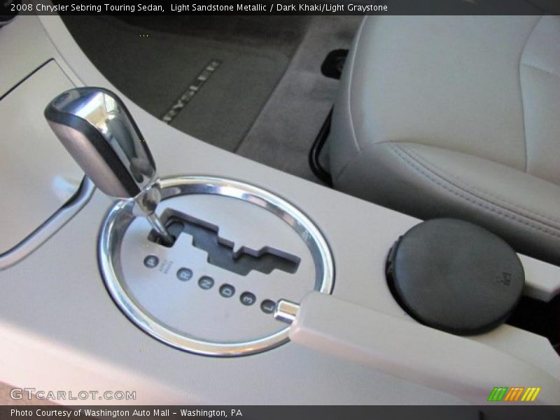 Light Sandstone Metallic / Dark Khaki/Light Graystone 2008 Chrysler Sebring Touring Sedan