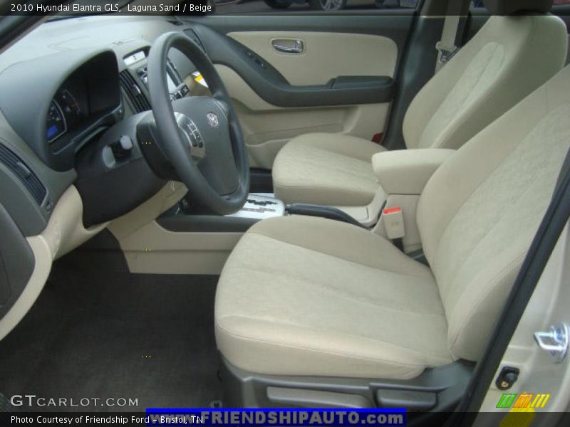 Laguna Sand / Beige 2010 Hyundai Elantra GLS