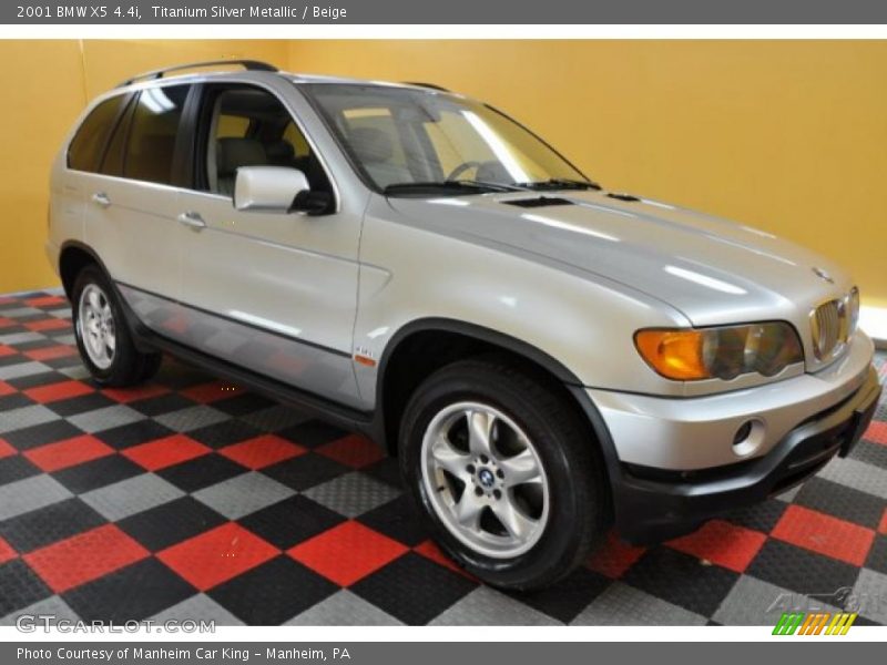 Titanium Silver Metallic / Beige 2001 BMW X5 4.4i