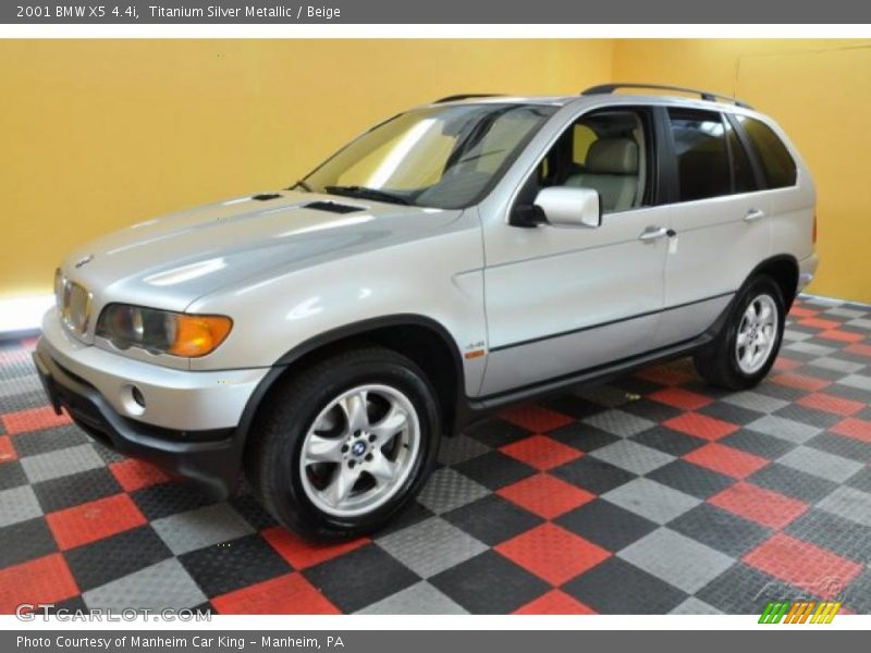 Titanium Silver Metallic / Beige 2001 BMW X5 4.4i