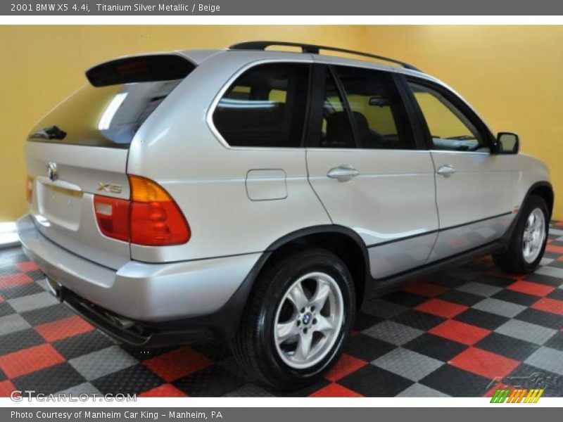 Titanium Silver Metallic / Beige 2001 BMW X5 4.4i