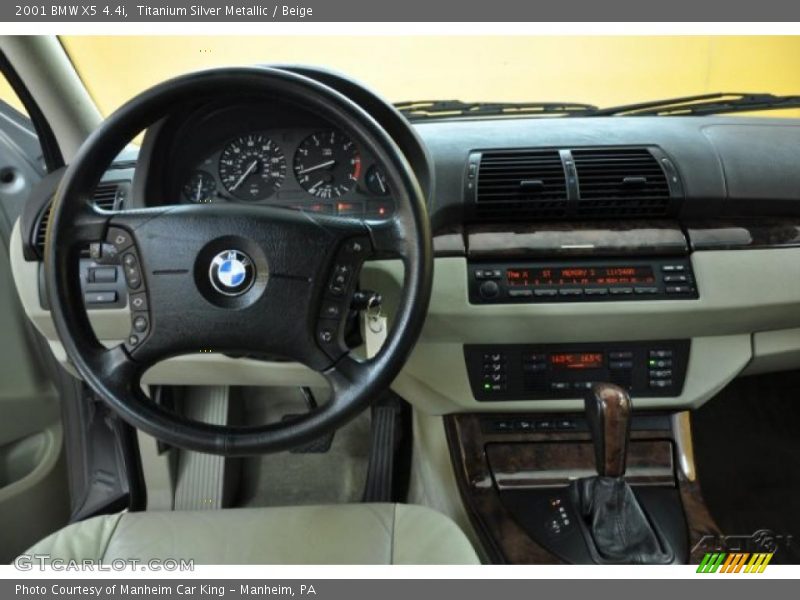 Titanium Silver Metallic / Beige 2001 BMW X5 4.4i