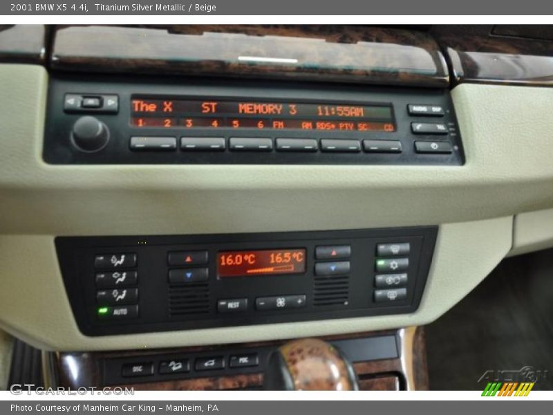 Titanium Silver Metallic / Beige 2001 BMW X5 4.4i