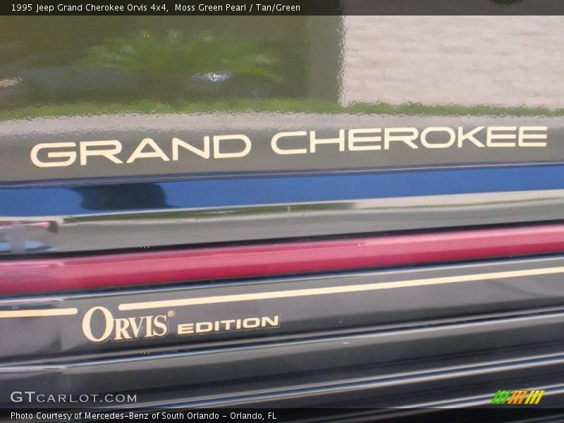 Moss Green Pearl / Tan/Green 1995 Jeep Grand Cherokee Orvis 4x4