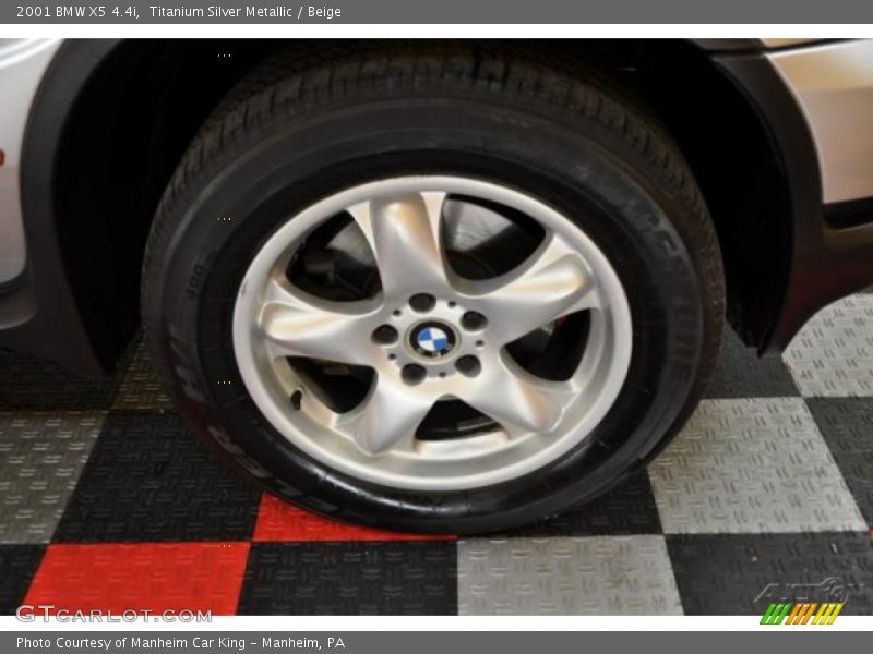 Titanium Silver Metallic / Beige 2001 BMW X5 4.4i