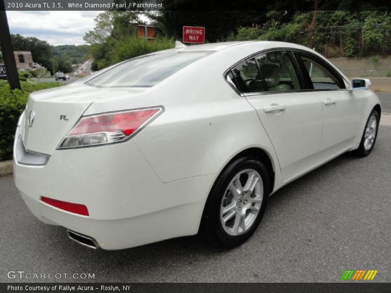 White Diamond Pearl / Parchment 2010 Acura TL 3.5