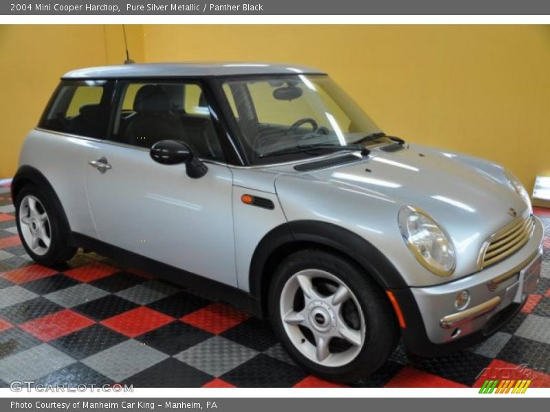 Pure Silver Metallic / Panther Black 2004 Mini Cooper Hardtop