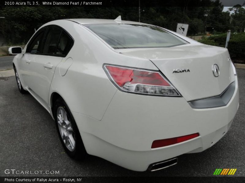 White Diamond Pearl / Parchment 2010 Acura TL 3.5