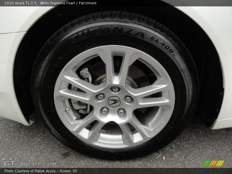 White Diamond Pearl / Parchment 2010 Acura TL 3.5