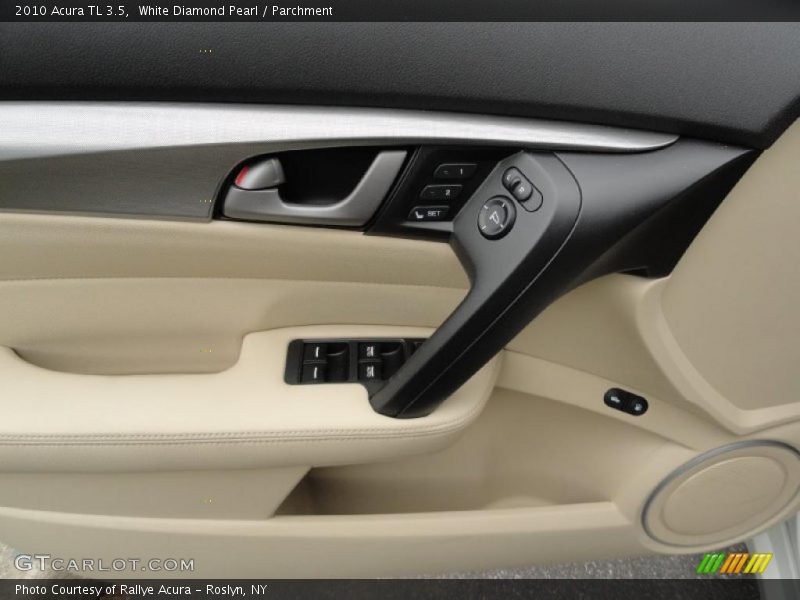 White Diamond Pearl / Parchment 2010 Acura TL 3.5
