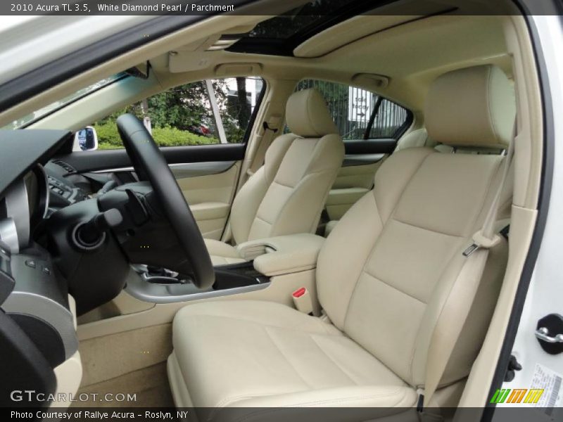 White Diamond Pearl / Parchment 2010 Acura TL 3.5