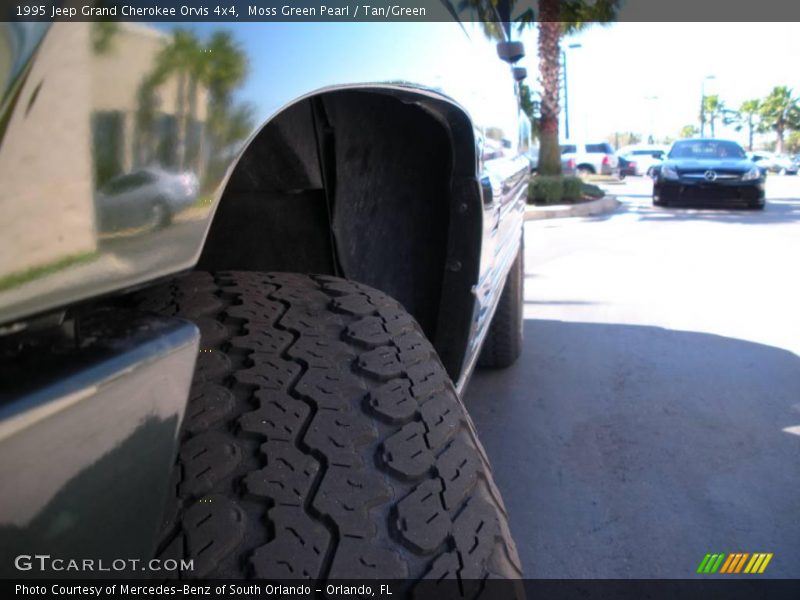 Moss Green Pearl / Tan/Green 1995 Jeep Grand Cherokee Orvis 4x4