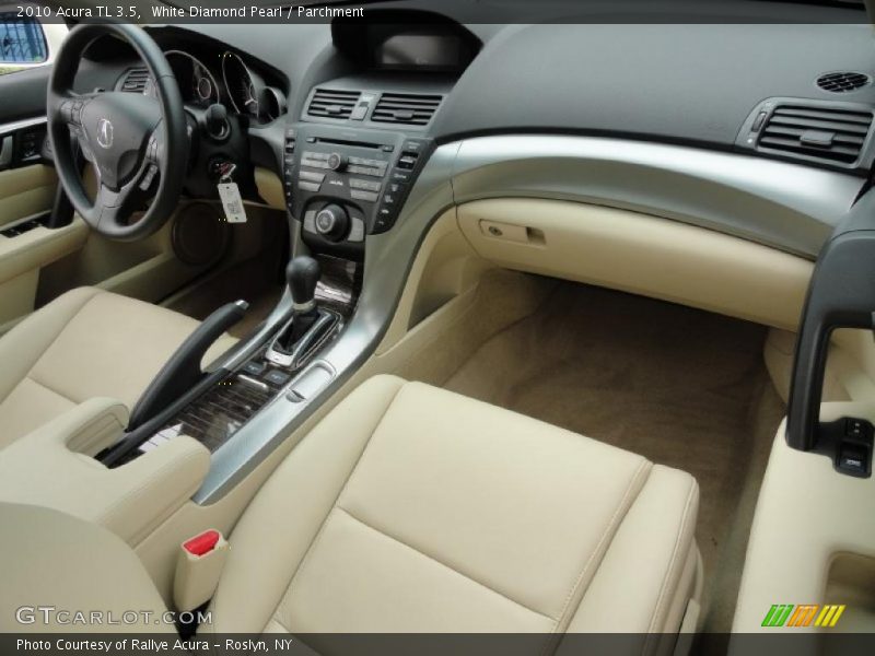 White Diamond Pearl / Parchment 2010 Acura TL 3.5