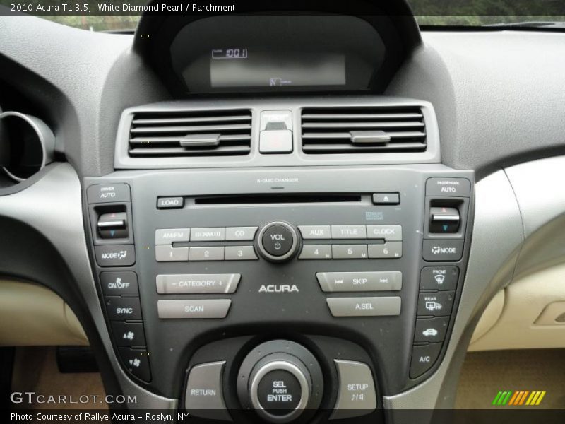 White Diamond Pearl / Parchment 2010 Acura TL 3.5