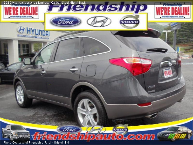 Carbon Steel Mist / Black 2010 Hyundai Veracruz Limited