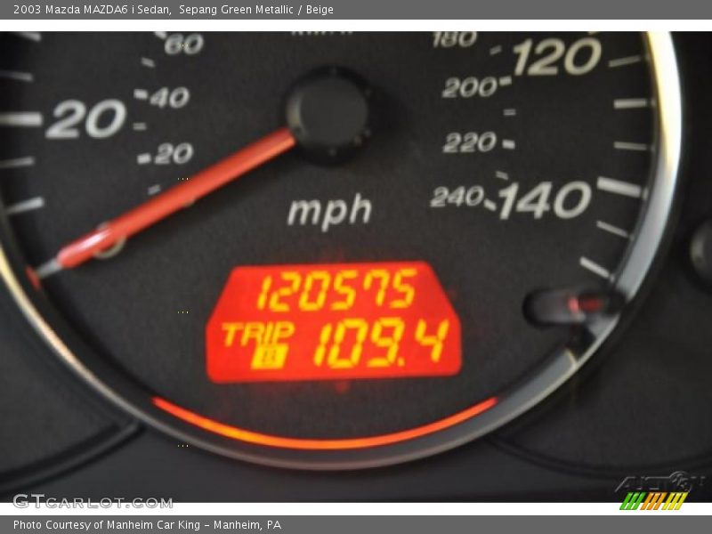 Sepang Green Metallic / Beige 2003 Mazda MAZDA6 i Sedan