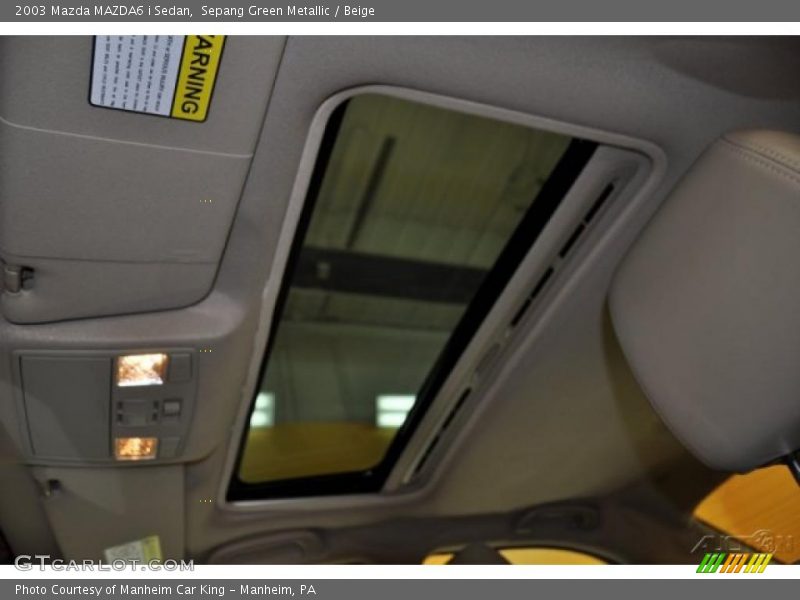 Sepang Green Metallic / Beige 2003 Mazda MAZDA6 i Sedan