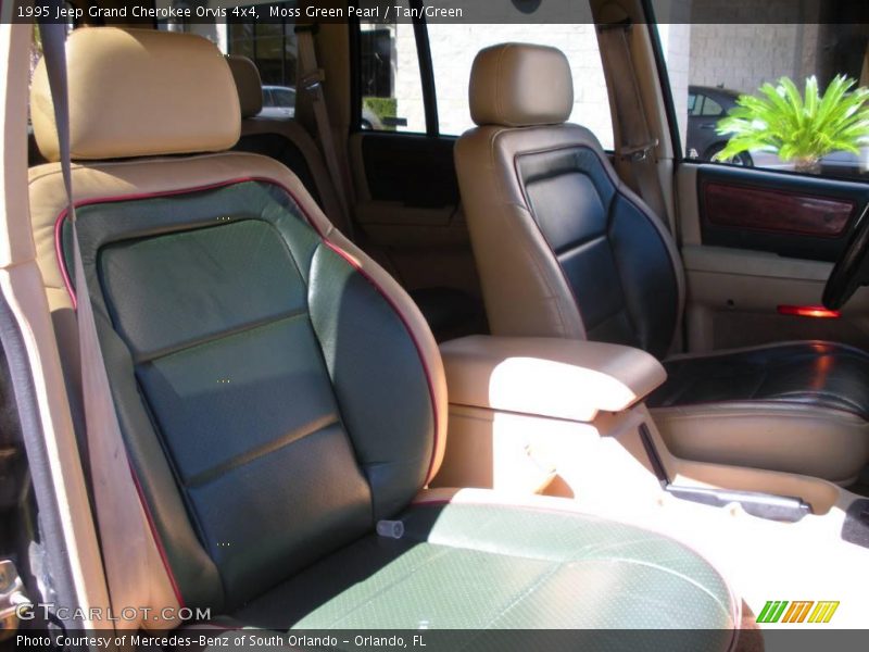 Moss Green Pearl / Tan/Green 1995 Jeep Grand Cherokee Orvis 4x4