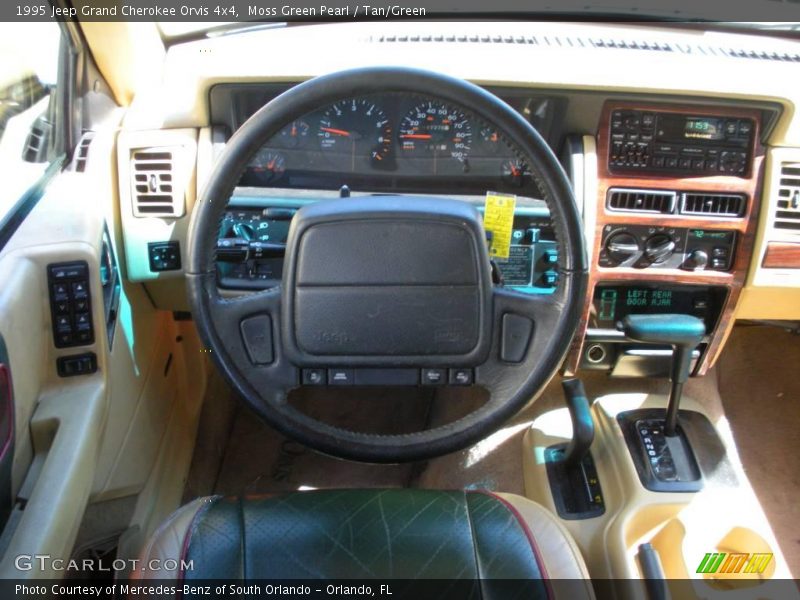 Moss Green Pearl / Tan/Green 1995 Jeep Grand Cherokee Orvis 4x4