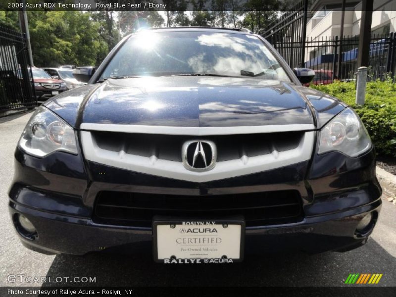 Royal Blue Pearl / Ebony 2008 Acura RDX Technology