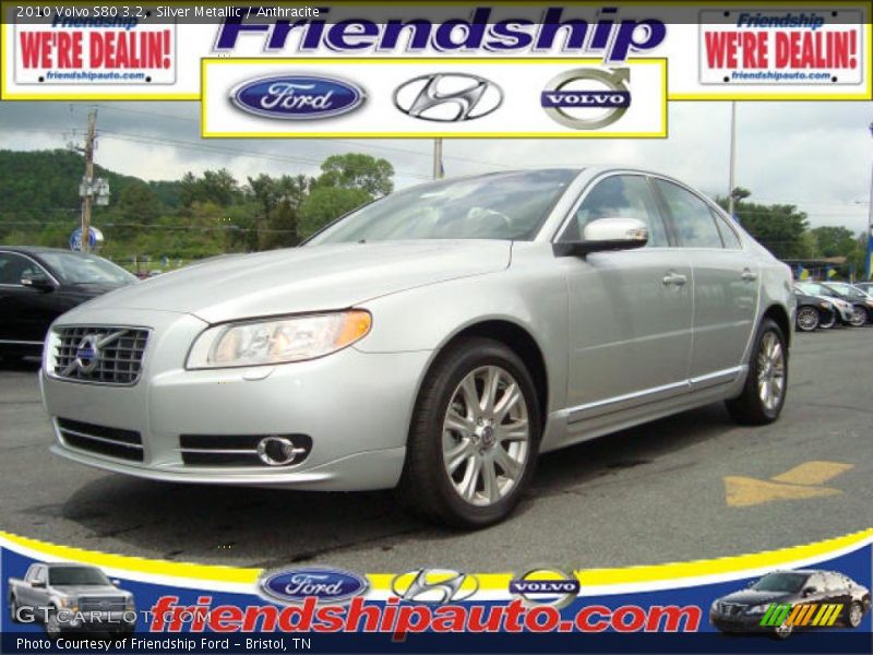 Silver Metallic / Anthracite 2010 Volvo S80 3.2