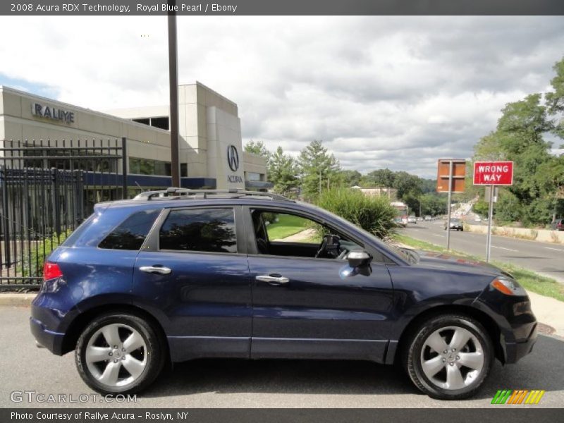 Royal Blue Pearl / Ebony 2008 Acura RDX Technology
