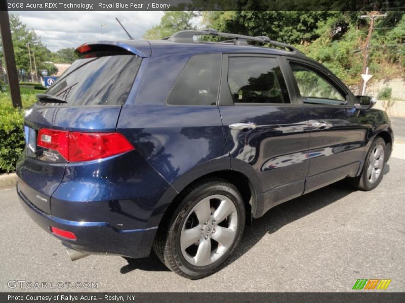 Royal Blue Pearl / Ebony 2008 Acura RDX Technology