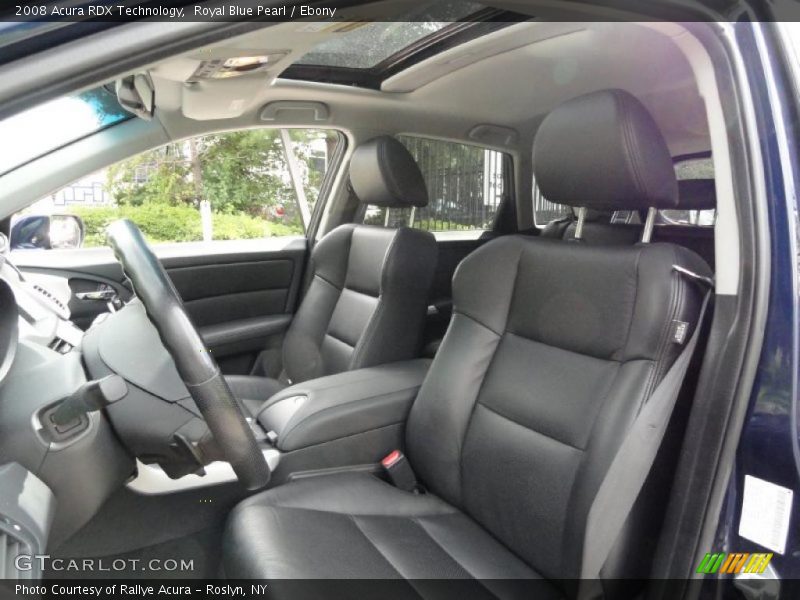 Royal Blue Pearl / Ebony 2008 Acura RDX Technology