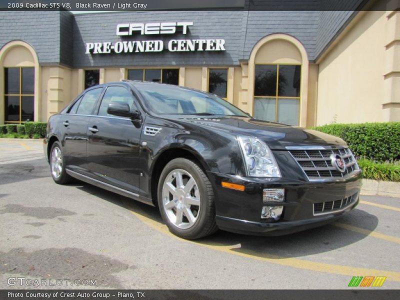 Black Raven / Light Gray 2009 Cadillac STS V8