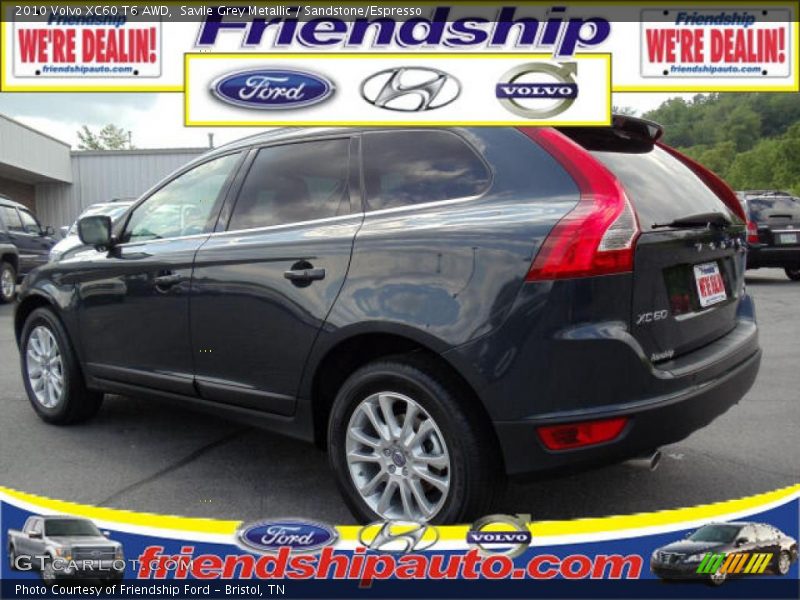 Savile Grey Metallic / Sandstone/Espresso 2010 Volvo XC60 T6 AWD