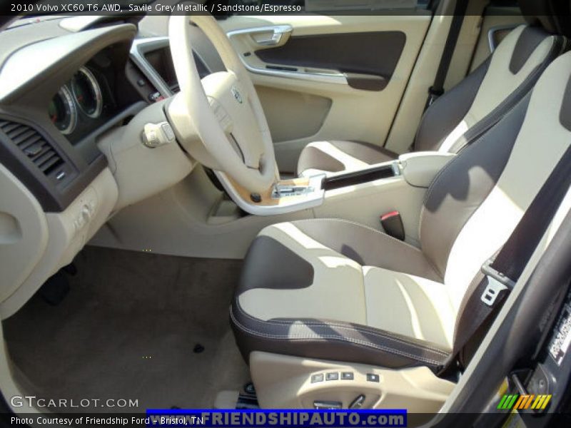 Savile Grey Metallic / Sandstone/Espresso 2010 Volvo XC60 T6 AWD