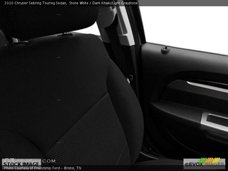 Stone White / Dark Khaki/Light Graystone 2010 Chrysler Sebring Touring Sedan