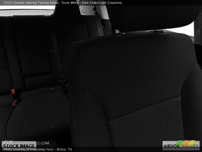 Stone White / Dark Khaki/Light Graystone 2010 Chrysler Sebring Touring Sedan