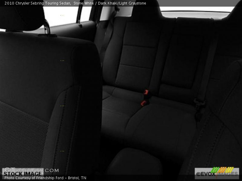 Stone White / Dark Khaki/Light Graystone 2010 Chrysler Sebring Touring Sedan